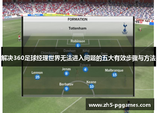 解决360足球经理世界无法进入问题的五大有效步骤与方法 解决360足球经理世界无法进入问题的五大有效步骤与方法